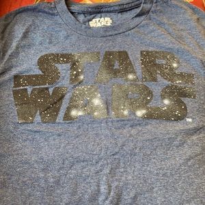 Star Wars Logo with Stars Tee